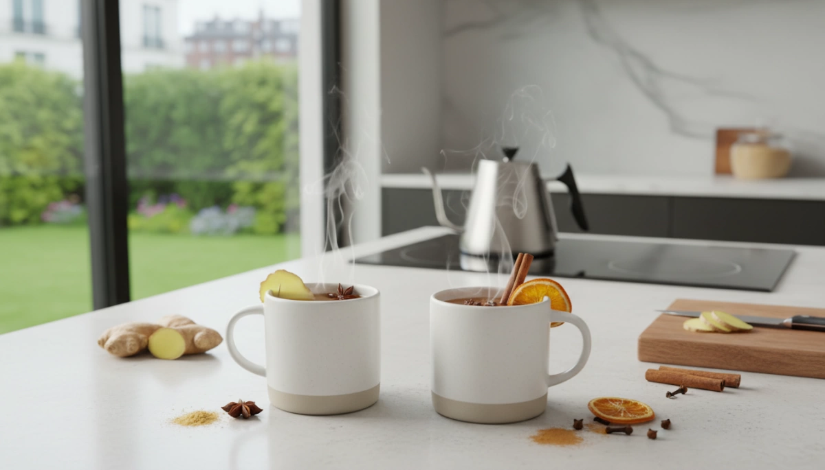 Ginger and Spice Recipes for Warming Healthy Beverages