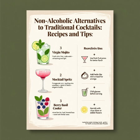 Non-Alcoholic Alternatives to Traditional Cocktails Recipes and Tips